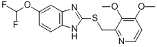 5-Difluoromethoxy-2-{[(3,4-dimethoxy-2-pyridinyl)methyl]thio}-1H-benzimidazole