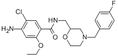 4-Amino-5-chloro-2-ethoxy-N-((4-(4-fluorobenzyl)-2-morpholinyl)methyl)benzamide