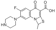 6-Fluoro-1-methyl-4-oxo-7-(1-piperazinyl)-4H-[1,3]thiazeto[3,2-a]quinoline-3-carboxylic acid