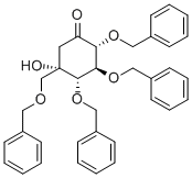 (2R,3S,4S,5S)-5-Hydroxy-2,3,4-tris(phenylmethoxy)-5-[(phenylmethoxy)methyl]-cyclohexanone