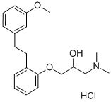 1-(Dimethylamino)-3-[2-[2-(3-methoxyphenyl)ethyl]phenoxy]-2-propanol hydrochloride
