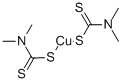 Bis(dimethylcarbamodithioato-S,S') copper