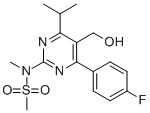 4-(4-Fluorophenyl)-6-isopropyl-2-[(N-methyl-n-methylsulfonyl)amino]pyrimidine-5-yl-methanol