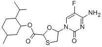 [1R-[1(2S*,5R*),2beta,5alpha]]-5-(4-Amino-5-fluoro-2-oxo-1(2H)-pyrimidinyl)-1,3-oxathiolane-2-carboxylic acid 5-methyl-2-(1-methylethyl)cyclohexyl ester