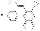 (E)-3-[2-Cyclopropyl-4-(4-fluorophenyl)-3-quinolinyl-2-propenal