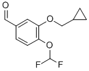 4-(DIFLUOROMETHOXY)-3-(CYCLOPROPYLMETHOXY)-BENZALDEHYDE