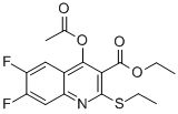 Ethyl 4-acetoxy-6,7-difluoro-2-(ethylthio)quinoline-3-carboxylate