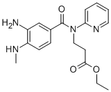 3-[(3-AMINO-4-METHYLAMINO-BENZOYL)-PYRIDIN-2-YL-AMINO]-PROPIONIC ACID ETHYL ESTER